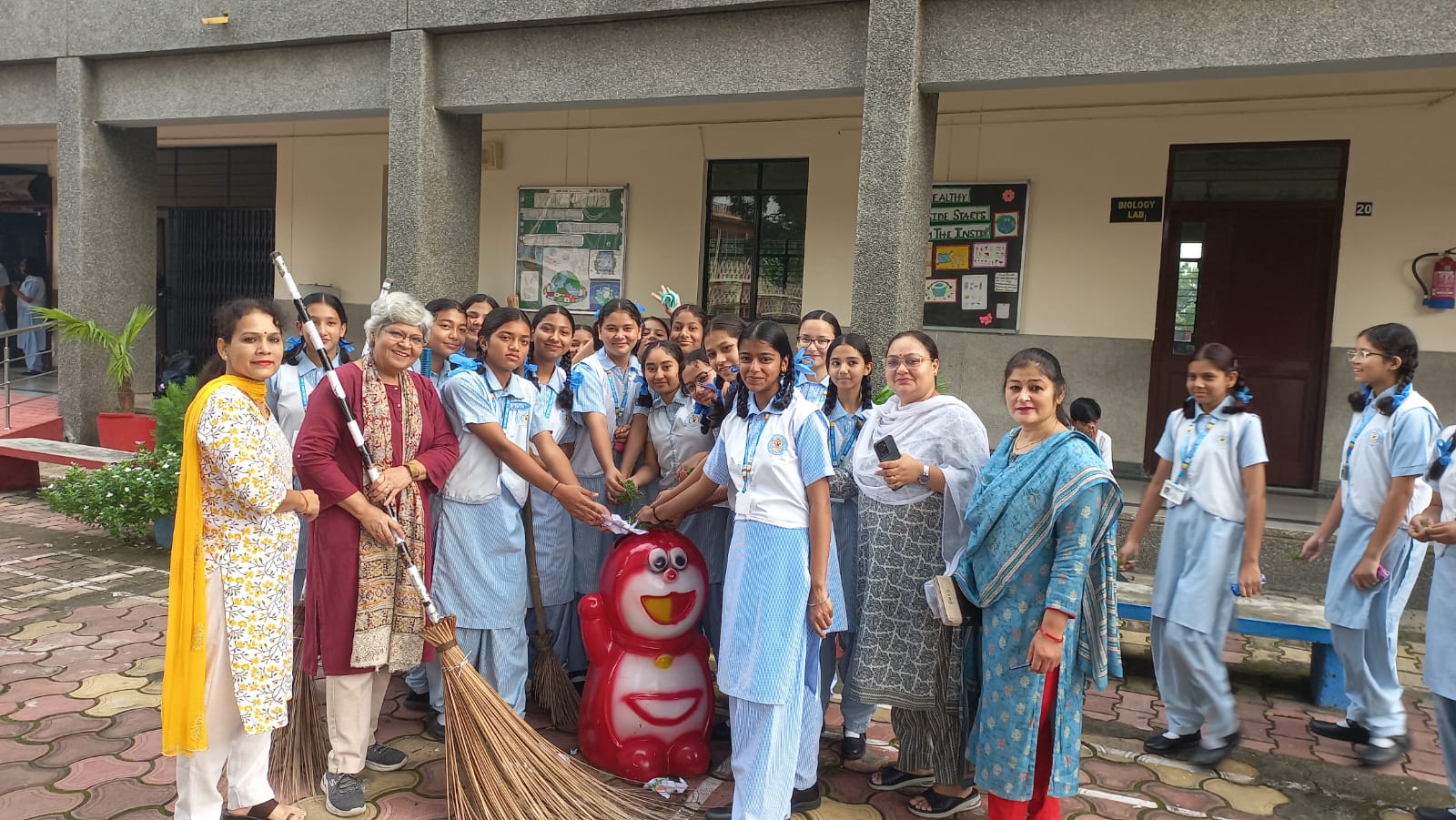 Cleanliness Drive Conducted in School